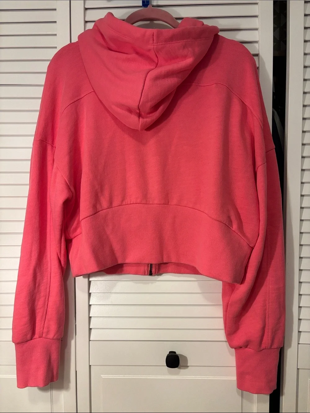JoyLab Coral Pink Zip-Up Hooded Sweatshirt - Picture 2 of 3